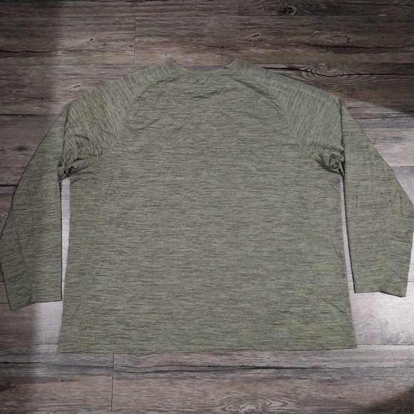 Eddie Bauer Resolution Long Sleeve T-shirt Mens Size 3XL Green Gray Shirt - Picture 9 of 12